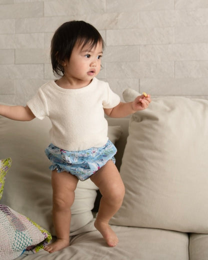 【UTENA】Printed Baby Bloomer (Light Blue Pattern)