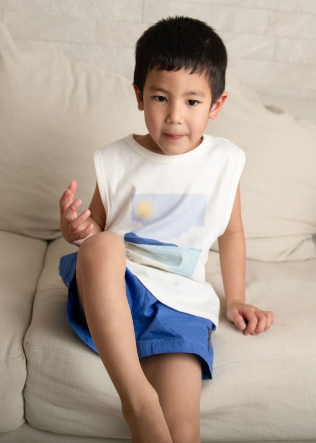 【UTENA】Graphic Tank Top (Sun & Sea)＜予約販売｜4月中旬お届け＞