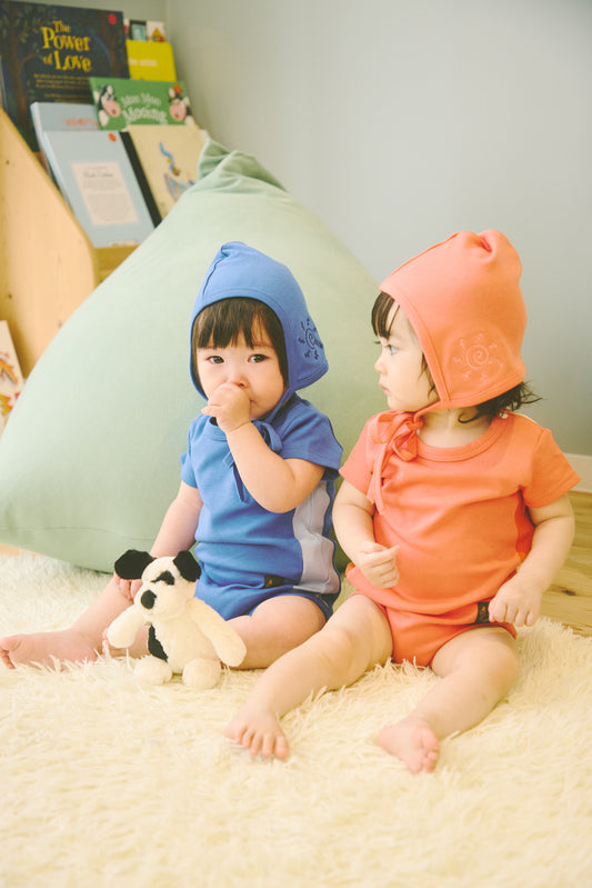 Rompers - Rib Bicolor / 2color