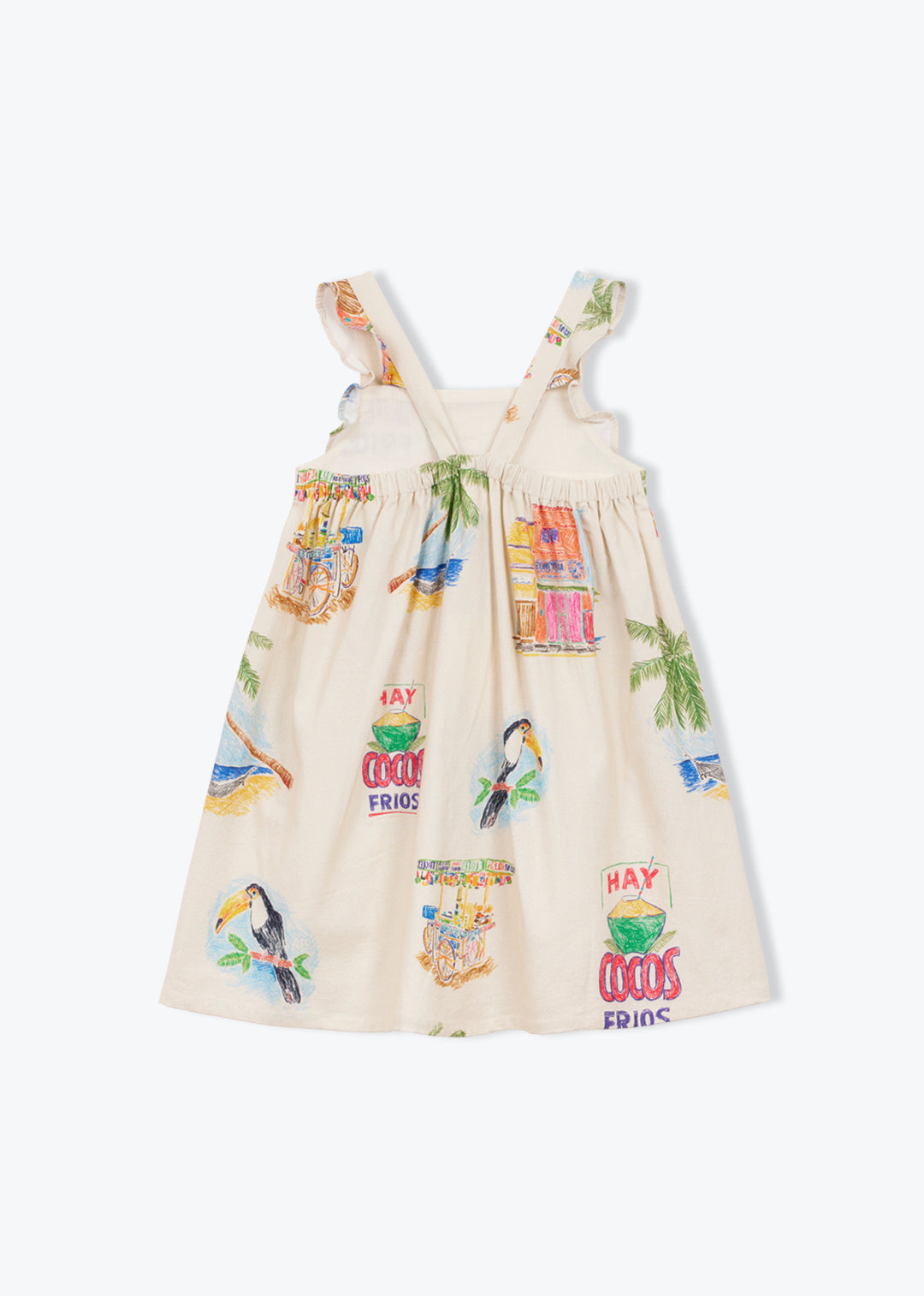 【ARSÈNE ET LES PIPELETTES】“Cocos Frios” Summer Dress