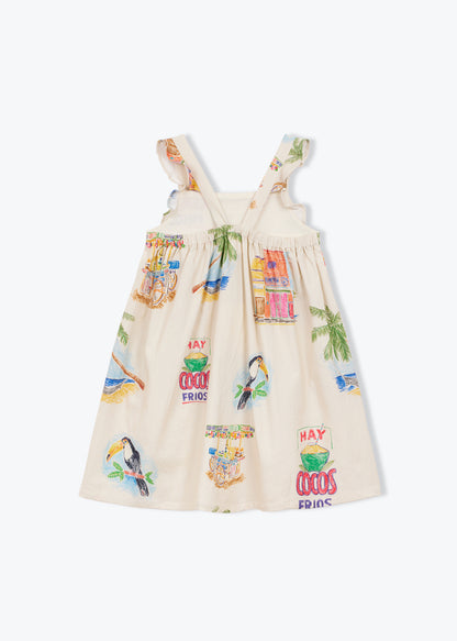 【ARSÈNE ET LES PIPELETTES】“Cocos Frios” Summer Dress