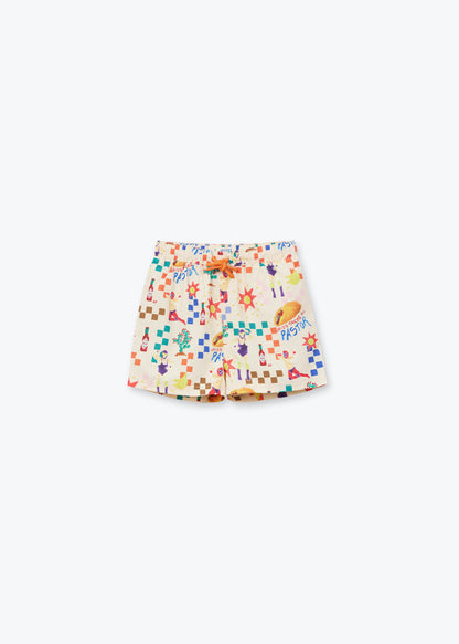 【ARSÈNE ET LES PIPELETTES】“Lucha Libre” Printed Shorts