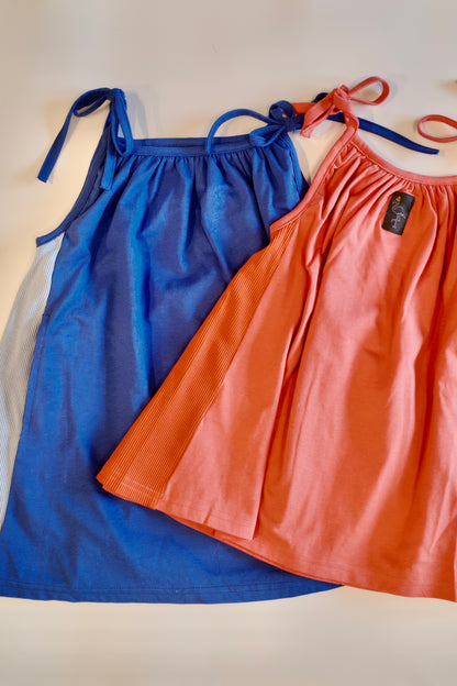 Camisole Dress - Rib Bicolor / 2color