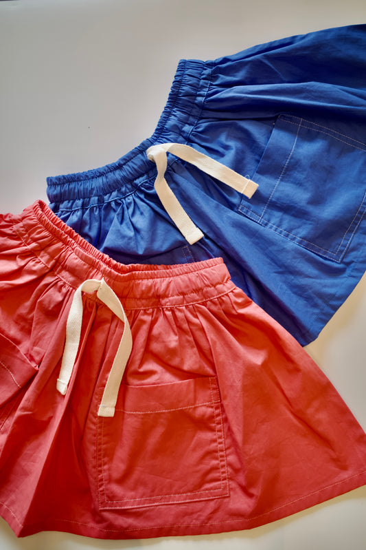 Organic Woven Skirt / 2color