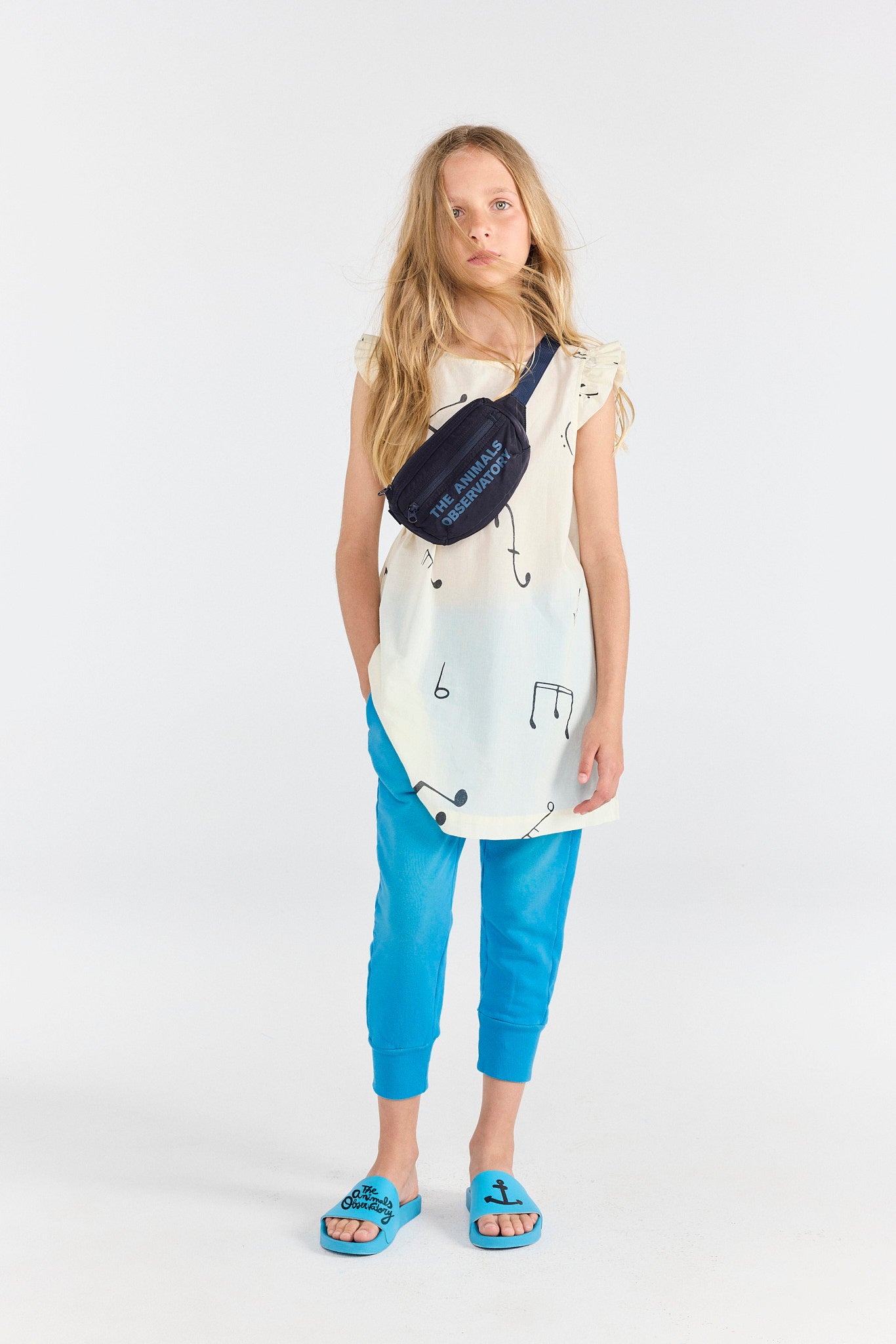 【The Animals Observatory】 Wallaby Waist Bag Blue