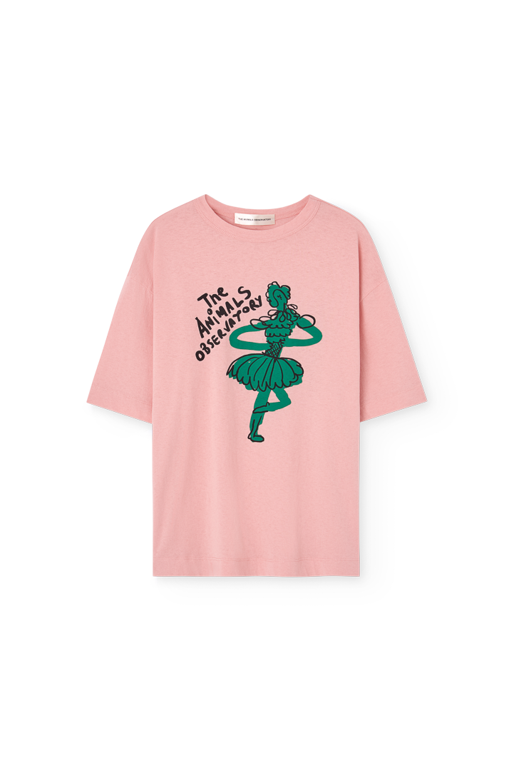 【The Animals Observatory】Soft Pink Over T-Shirt