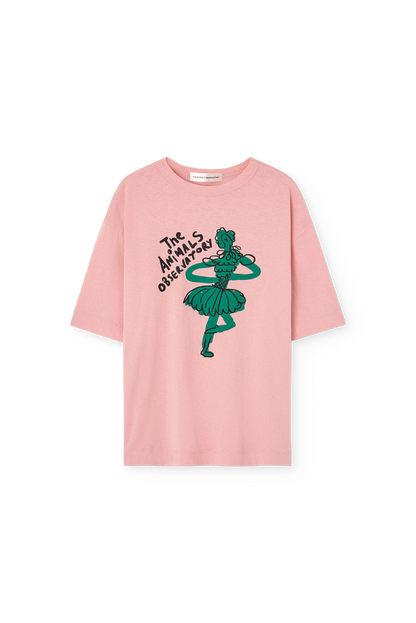 【The Animals Observatory】Soft Pink Over T-Shirt