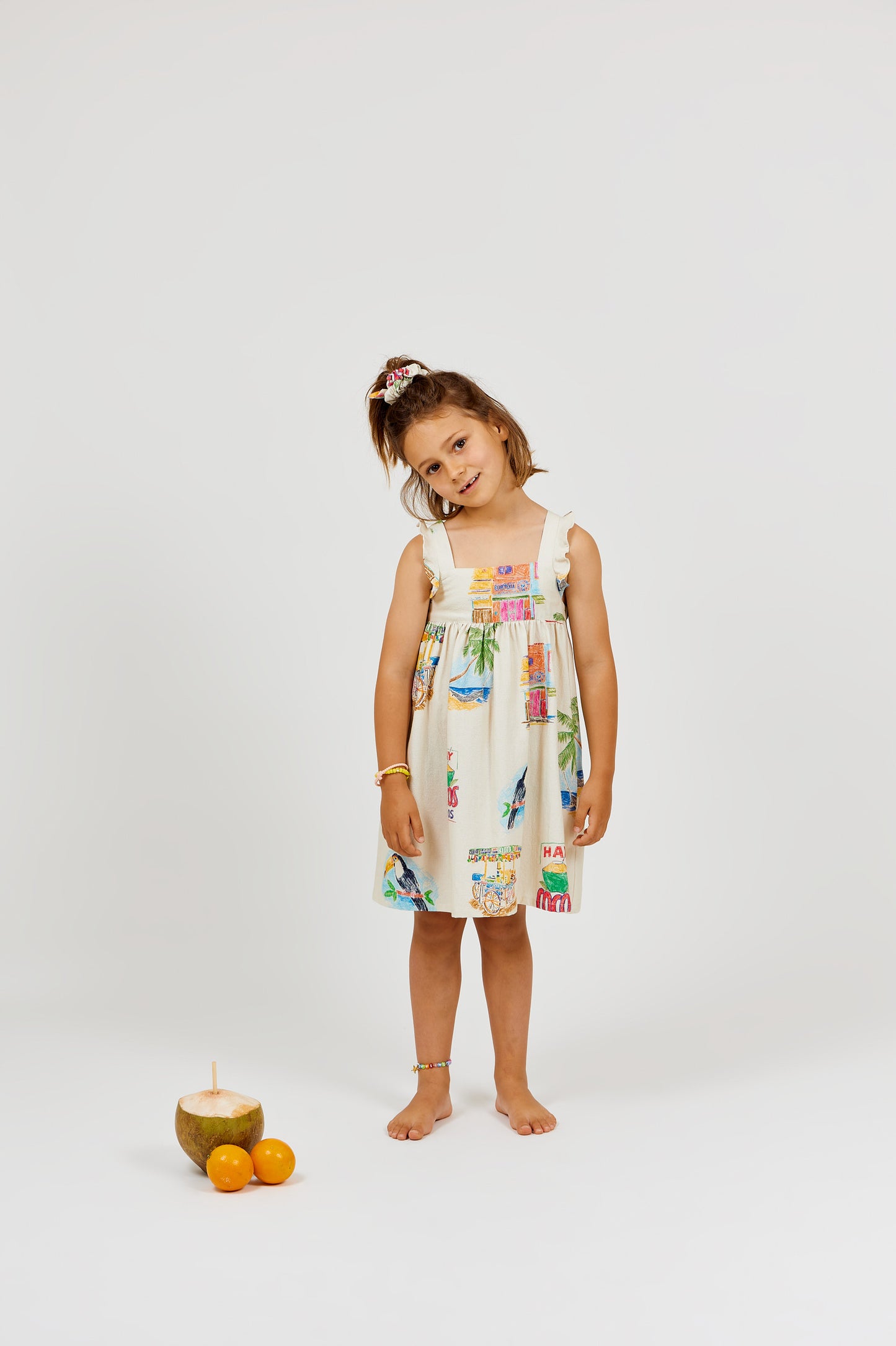 【ARSÈNE ET LES PIPELETTES】“Cocos Frios” Summer Dress