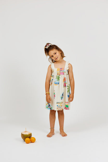 【ARSÈNE ET LES PIPELETTES】“Cocos Frios” Summer Dress